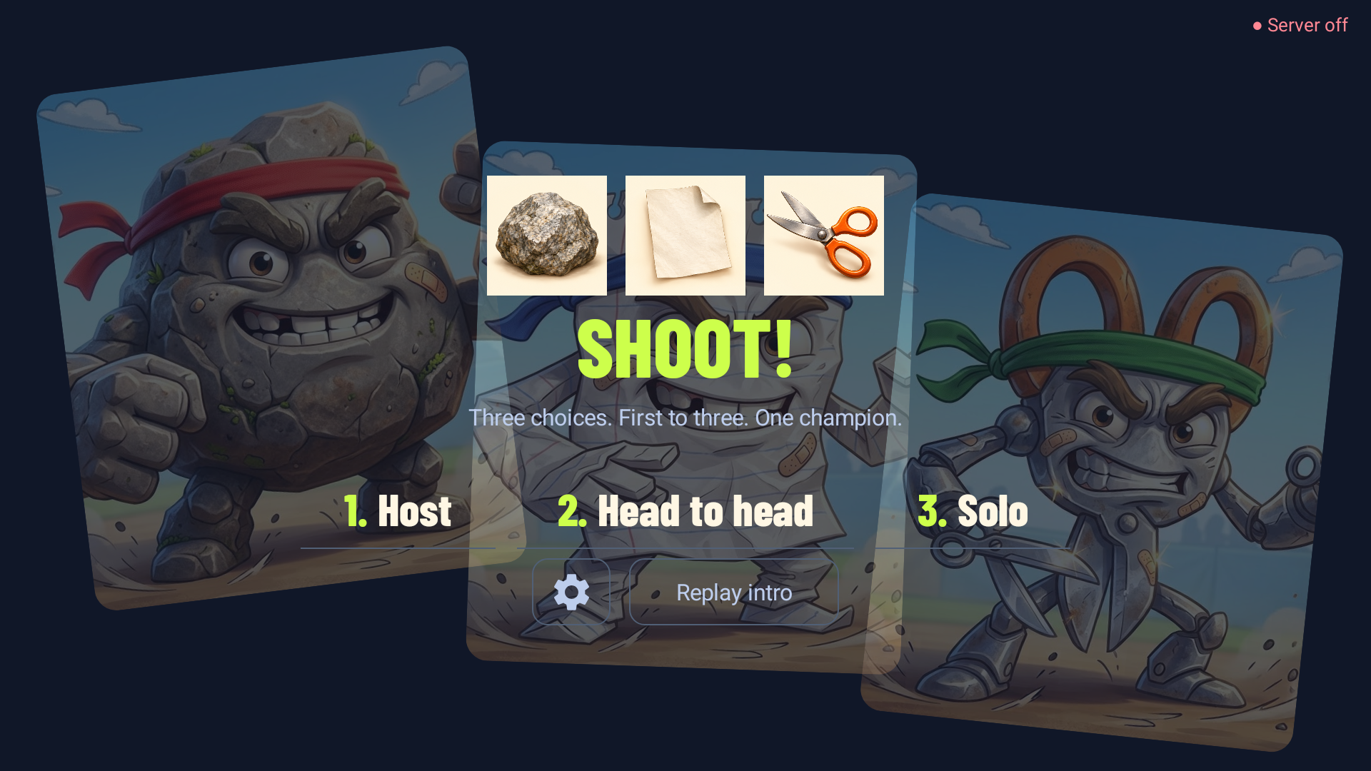 Rock Paper Scissors Shoot! — Rock Paper Scissors Shoot! · Android development preview