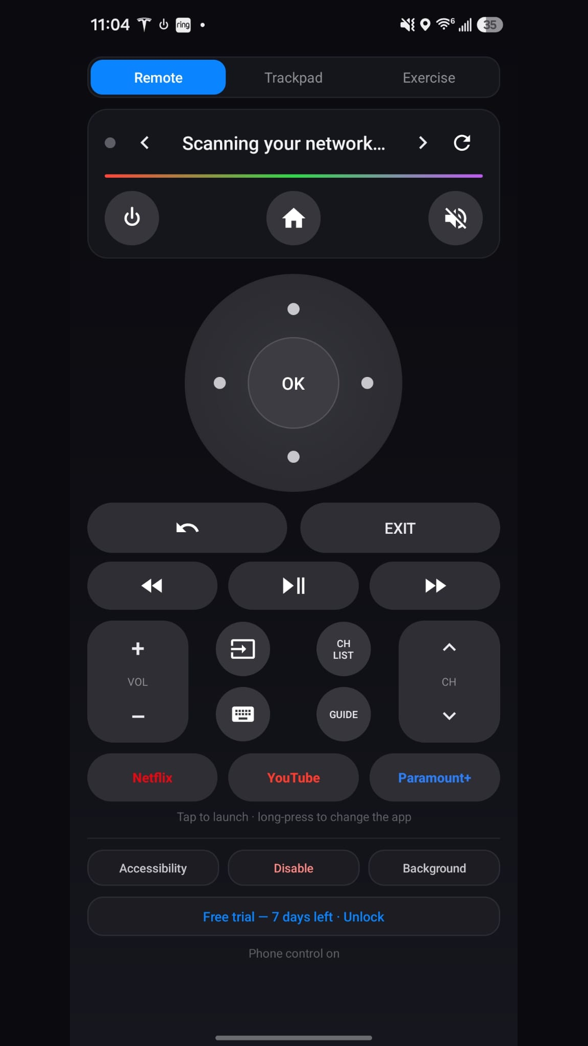 WristPilot — WristPilot · TV remote on Android